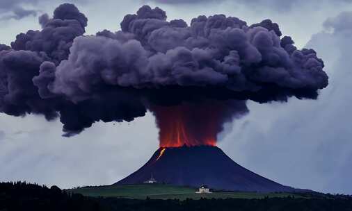 火山喷发合集 震撼场面