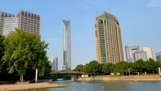 苏州城市景观街景  4k