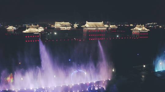 大同古城永泰门夜景