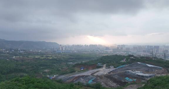 电网电力发电太阳能发电站能源风车风力