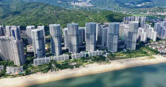 惠州小径湾海滨沙滩航拍0125_D