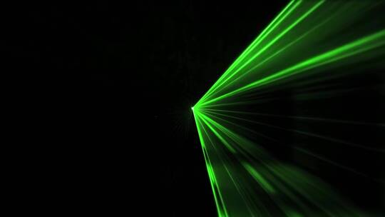 绿色激光舞台灯光