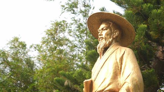 儋州东坡书院苏东坡塑像