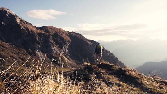 登山攀登登顶顶峰