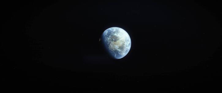 宇宙中的蓝色星球-地球