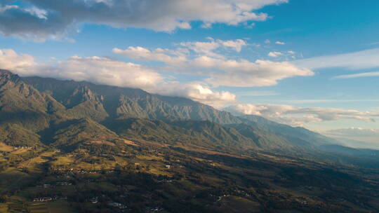 【延时】夕阳映红了高黎贡山