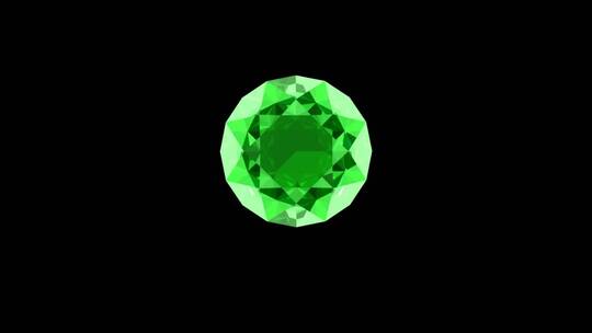 绿色水晶钻石