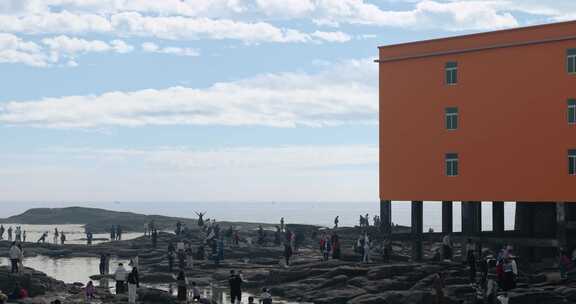 泉州洛伽寺旅游游客节假日人流量春节国庆节