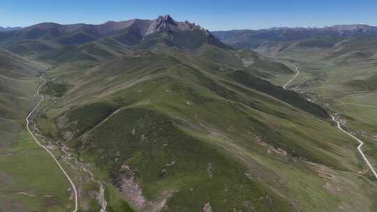 玉树  大自然 垭口  大山