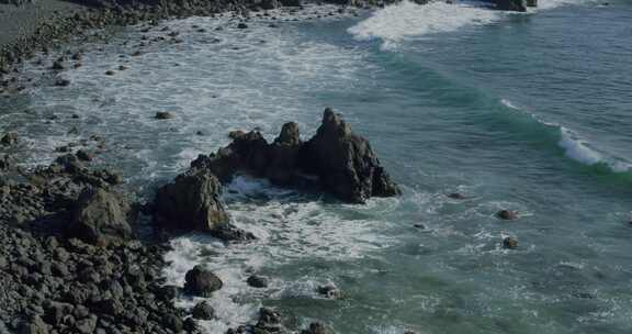 特内里费岛，海洋，海岸线，岩石