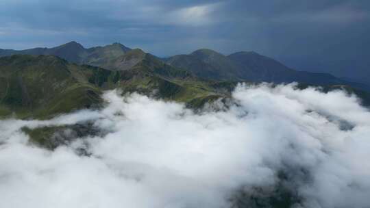 风景，喀尔巴布韦山脉，雾，山脉