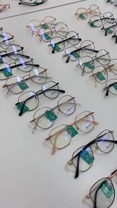 潮流眼镜店，款式多样的镜框