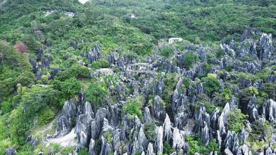 航拍广西贺州姑婆山、黄姚古镇、玉石林景区