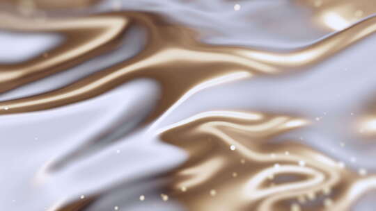 抽象金色液体漩涡背景