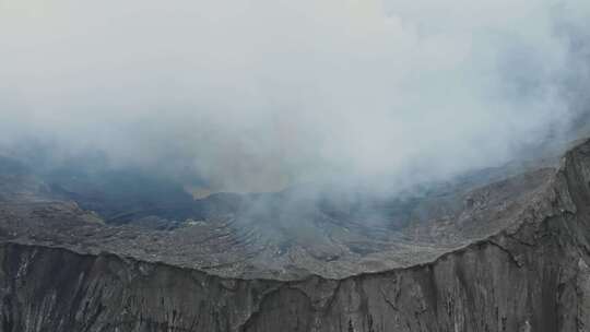 火山，布罗莫，印度尼西亚，蒸汽