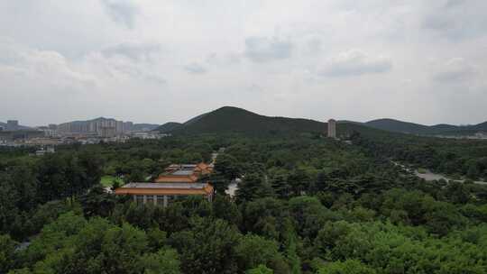 江苏徐州淮海战役纪念馆纪念碑航拍 (5)