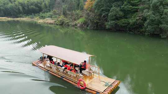 衡东洣水十里画廊谭江渔村景区风光