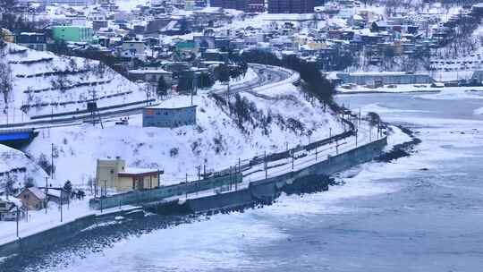 日本北海道小樽火车