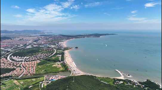 美丽海滩 海岸线 海边