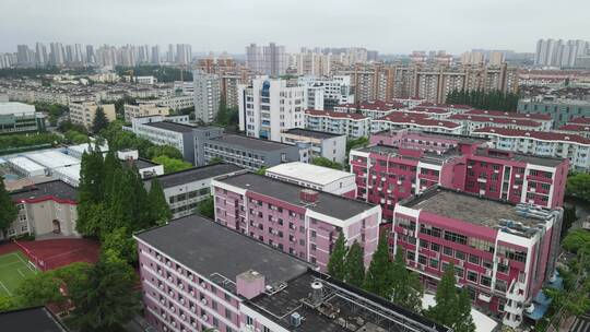 上海华东理工大学校园航拍