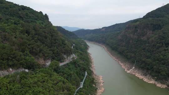 【合集】重庆北碚温塘峡风景区自然景观航拍