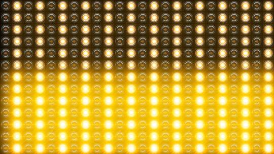 黄色灯管矩阵造型灯光秀大屏舞台背景34