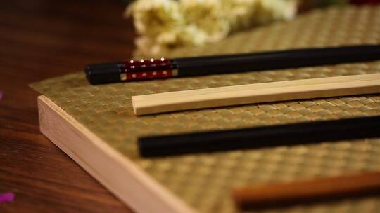 东方饮食文化筷子视频素材模板下载