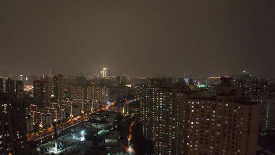 徐汇区夜景航拍