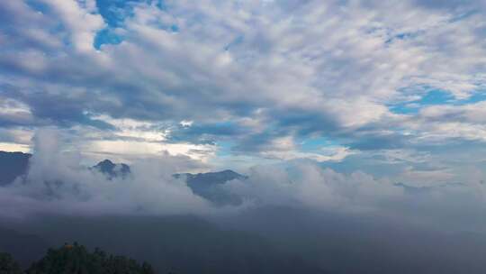 南五台山 钟南山 秦岭 云海 日出 云彩 蓝天