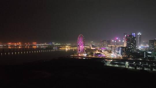 深圳欢乐港湾摩天轮夜景