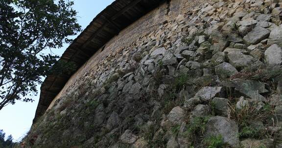 福建三明市大田县枇杷堡土楼特写