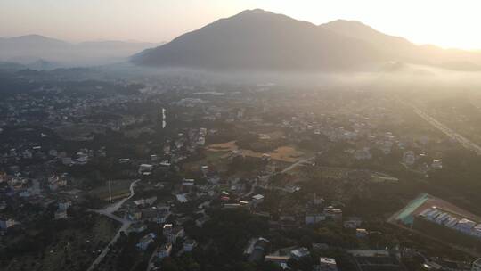 大气航拍 福建泉州 永春 清晨唯美自然风景