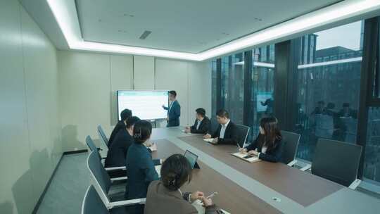 商务商业合作会议团队讨论交流 协作