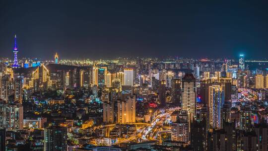 青岛城市夜景延时