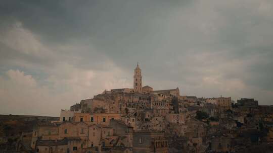 天线，景观，意大利， Matera