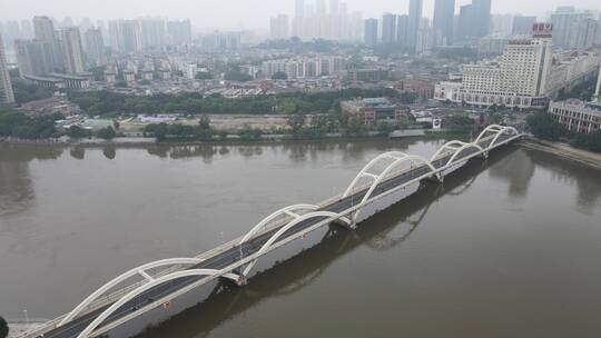 福建福州城市风光航拍