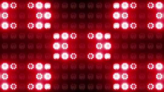 LED 灯阵 绚丽 矩阵灯视频素材模板下载