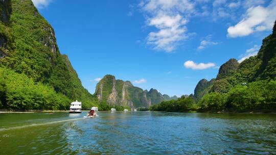 广西美景 桂林山水 漓江风光 漓江漂流