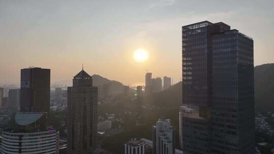 深圳南山太子湾蛇口港航拍