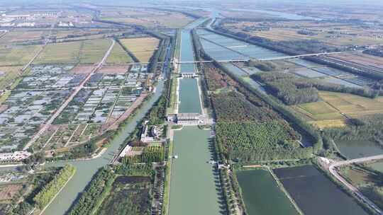 洪泽湖 泄洪闸 水道灌溉 河水 农田灌溉6