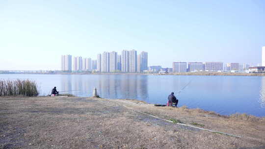 武汉东西湖黄塘湖公园风景