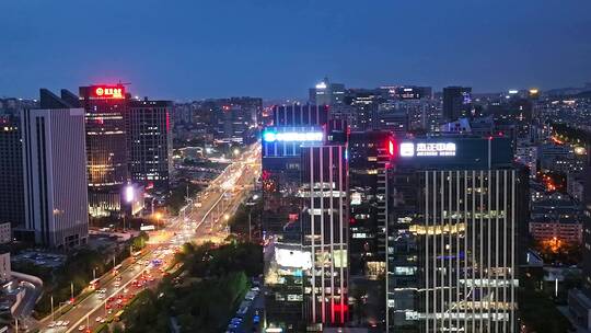 青岛崂山区夜景