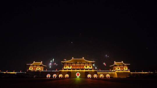 洛阳定鼎门元宵节音乐焰火晚会