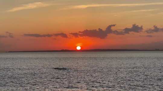 浅海黎明景观