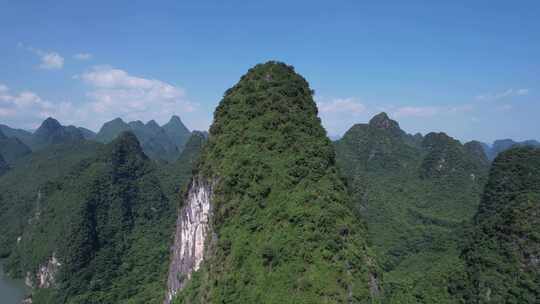 桂林杨堤风景区航拍