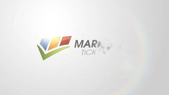 整洁明亮翻转标志动画LOGO展示AE模板