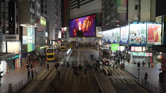 香港怡和街夜景