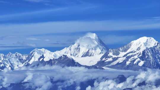 眺望贡嘎山