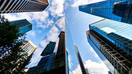 企业团队 讨论 签约 庆祝 成功人士