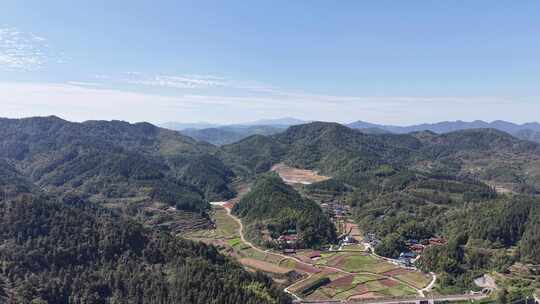 巍峨大山山川丘陵航拍